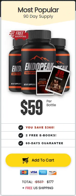 endopeak three bottles pack